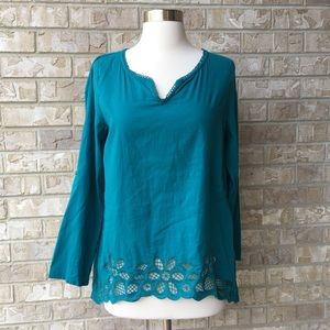 Umgee Lace High-Low Tunic Top Size S 🌸